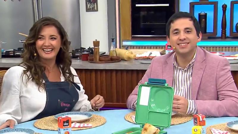 Priscilla Vargas y José María del Pino en "Tu Día"