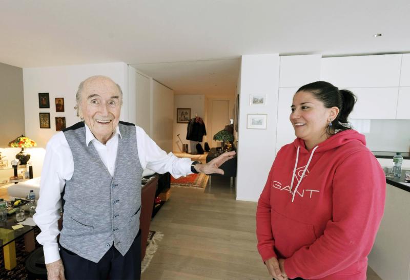 Expresidente de la FIFA Joseph Blatter en "Siempre hay un chileno". Créditos: Canal 13