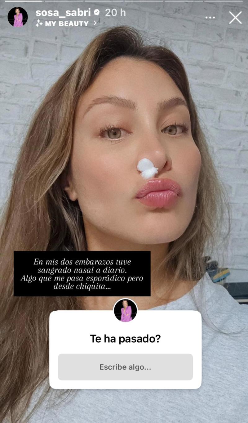Sabrina Sosa en Instagram