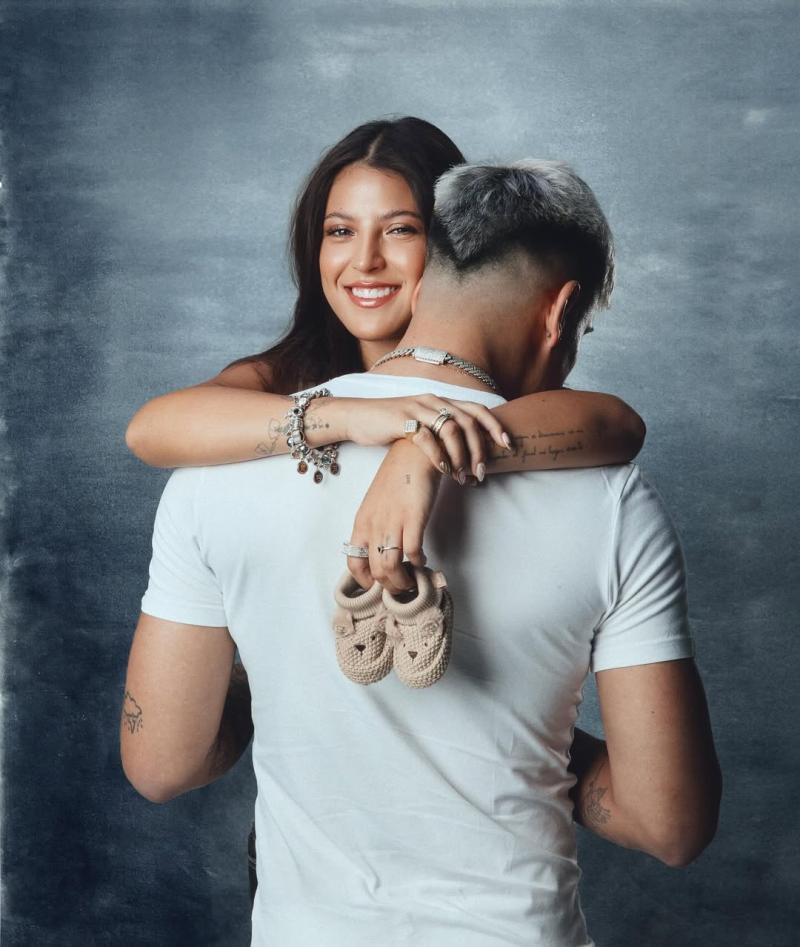 Uno de los embarazos más llamativos de este año fue el de Ignacia Antonia y Aka 4.20 - Instagram