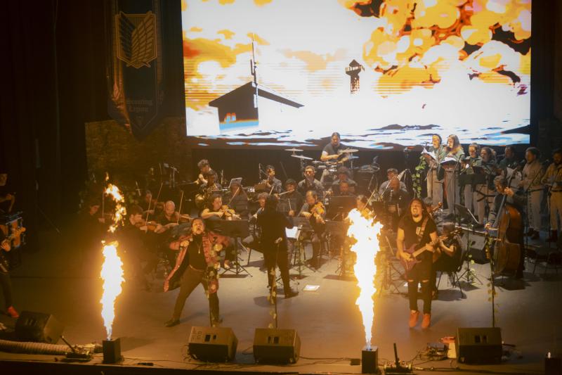 Orquesta de Attack On Titan. Créditos: The Geek Orchestra