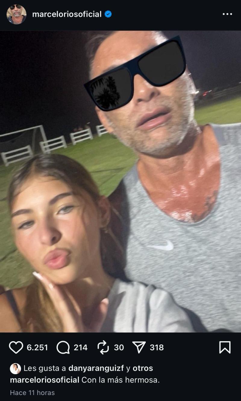 Marcelo Ríos y su hija Antonella - Instagram