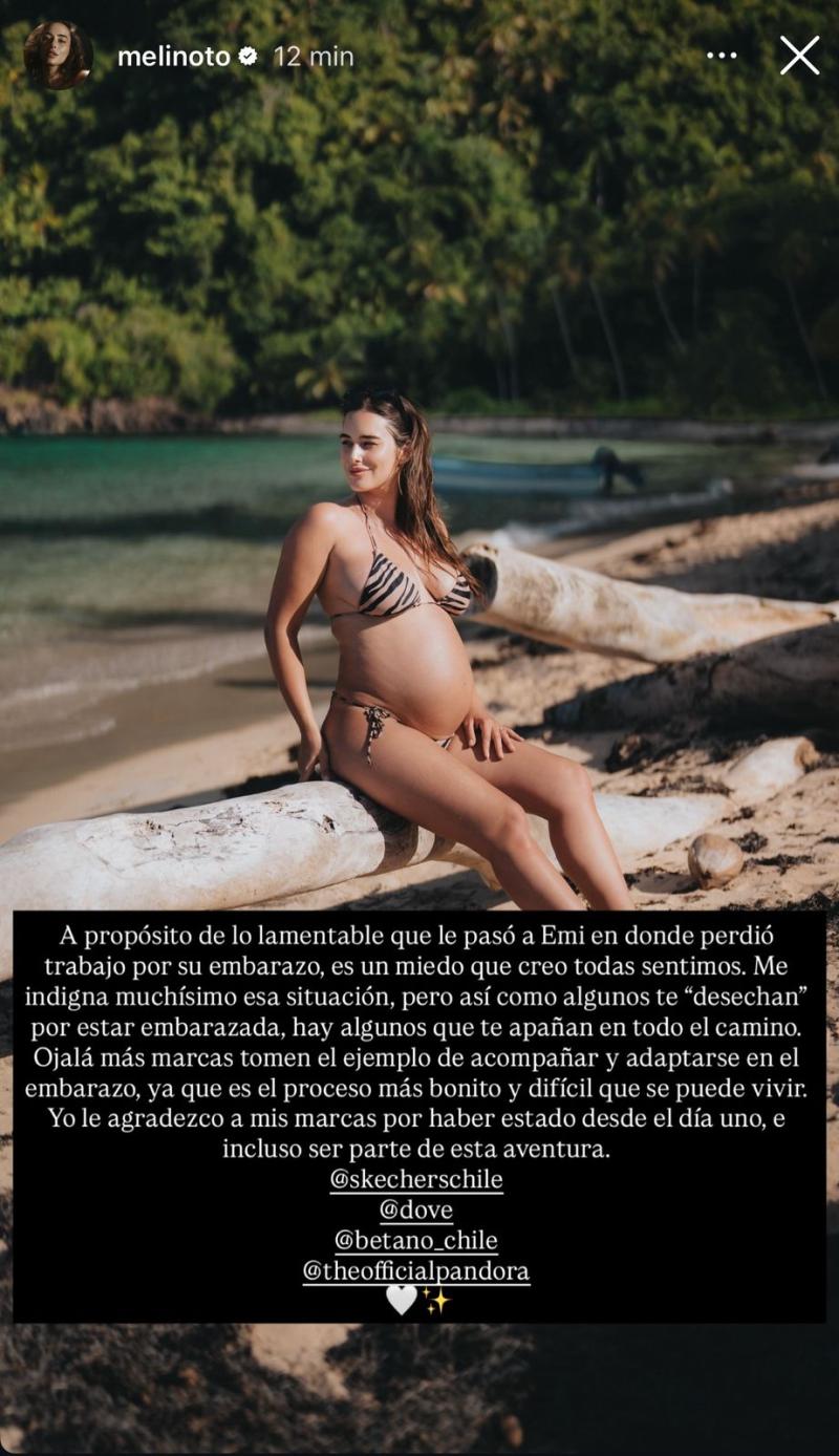 Meli Noto sale en apoyo de Emilia Dides tras polémica con marca - Instagram