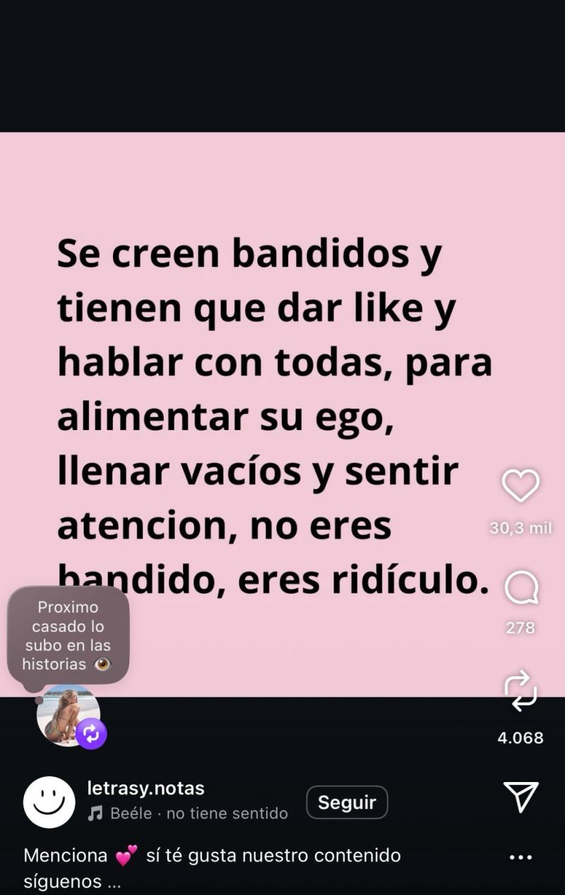 Coté López advierte a los casados que la contactan - Instagram