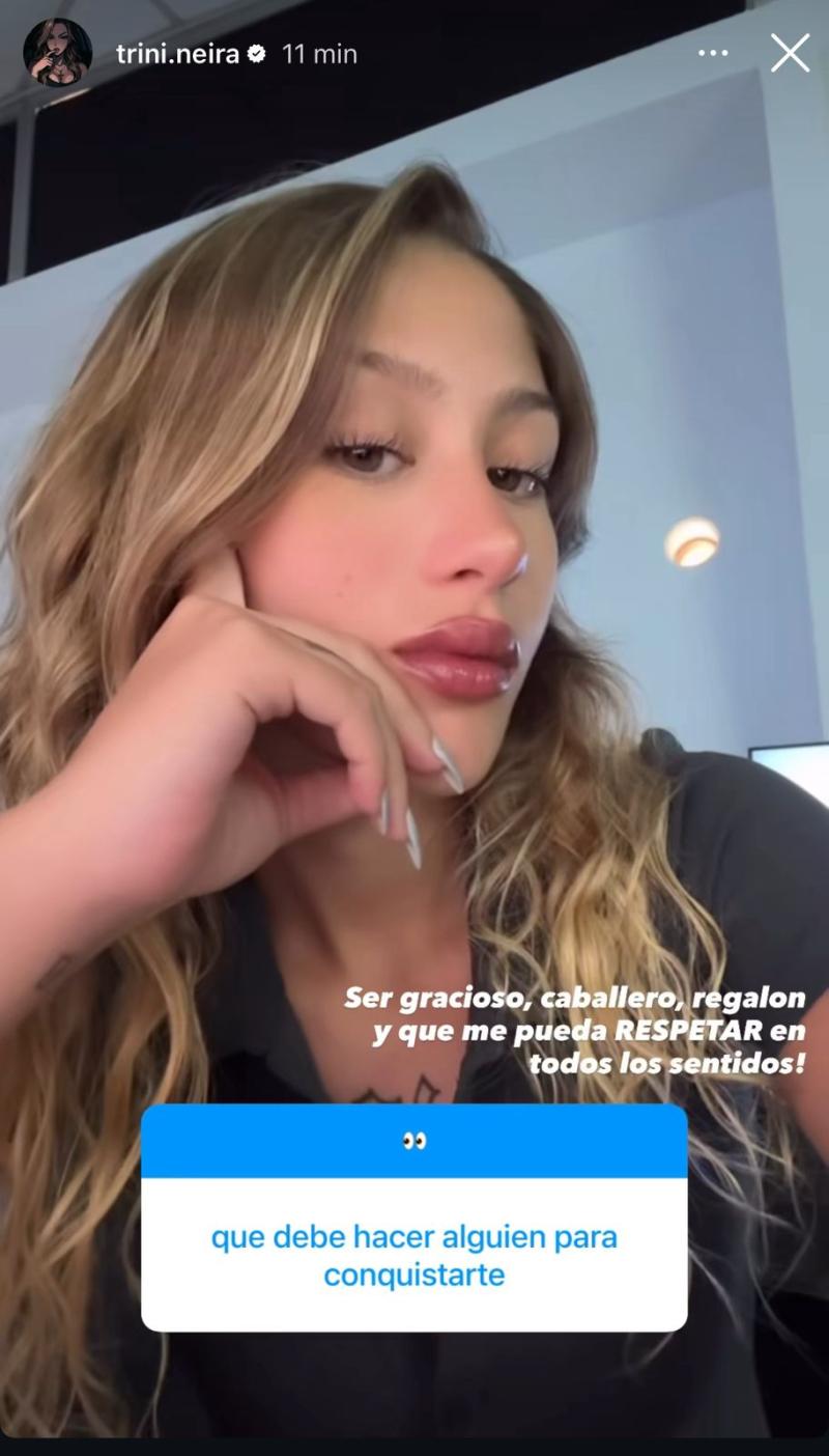 Historia de Trini Neira | Instagram