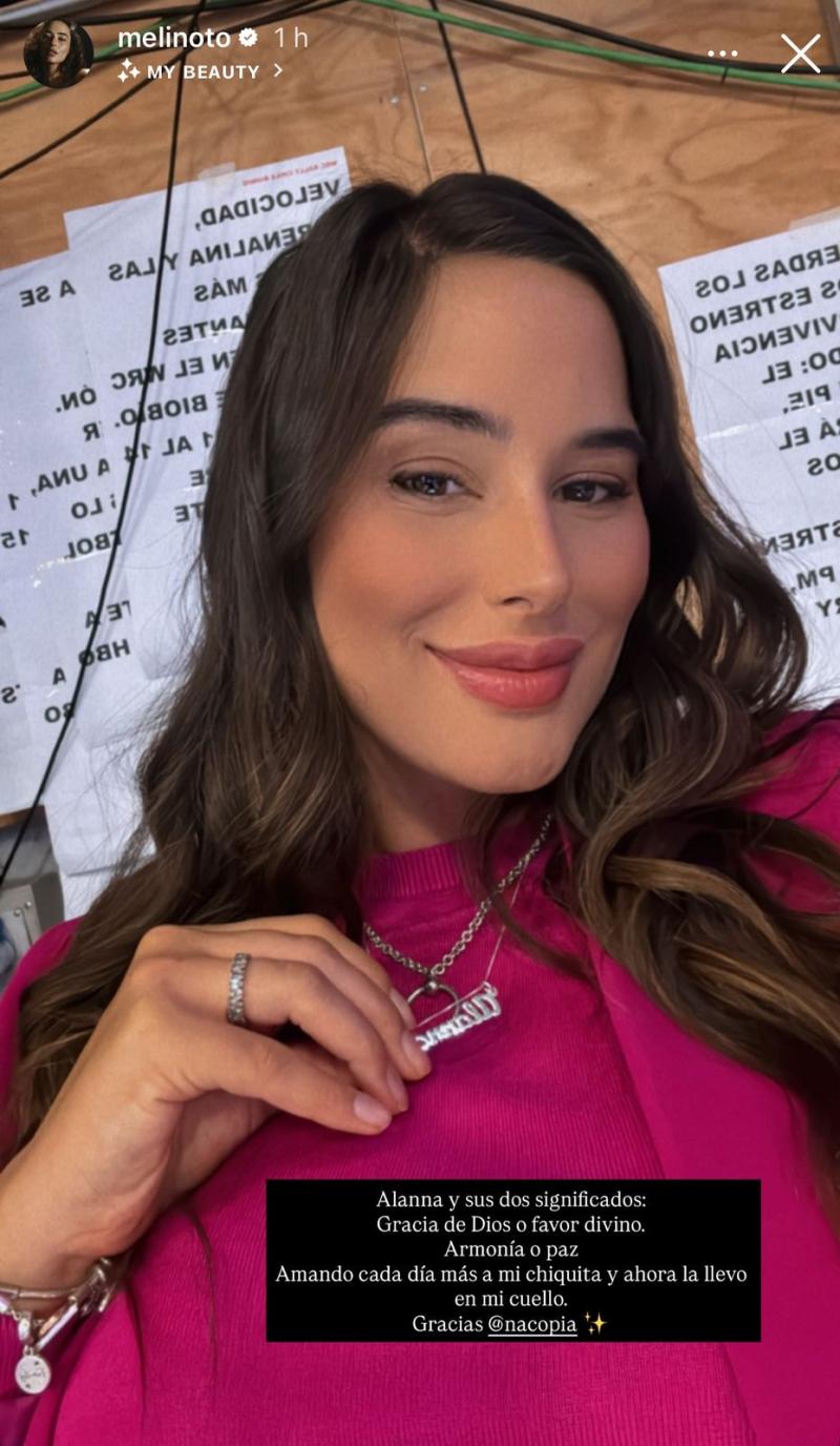 Historia de Melina Noto | Instagram
