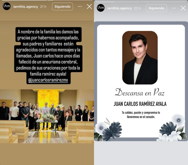 Juan Carlos Ramírez, actor falleció a los 38 años.