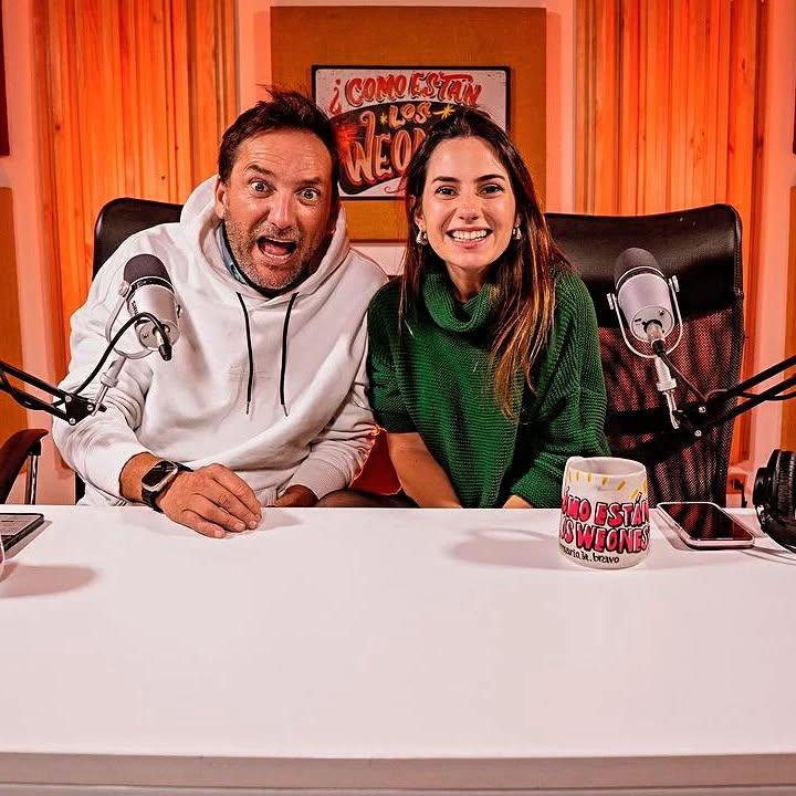 Daniel Fuenzalida y Rosario Bravo en el podcast ¿Cómo están los weones? - Instagram