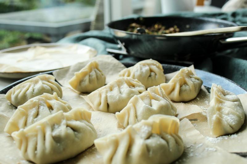 Los jiaozi son parte de la comida china. Créditos: Pexels