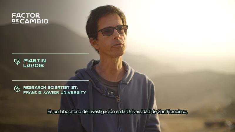 Martin Lavoie, de la St. Francis Xavier University. Créditos: Factor de Cambio