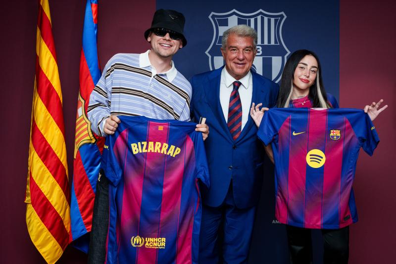 Nicki Nicole y Bizarrap estuvieron en el partido del Barcelona - Instagram