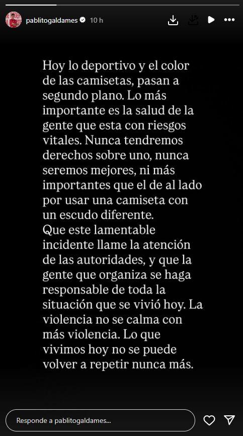 Historia de Pablo Galdames