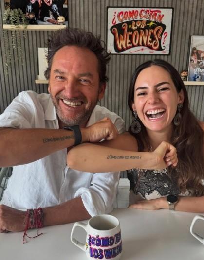 Este era el tatuaje que Daniel Fuenzalida y Rosario Bravo se hicieron en conjunto - Instagram