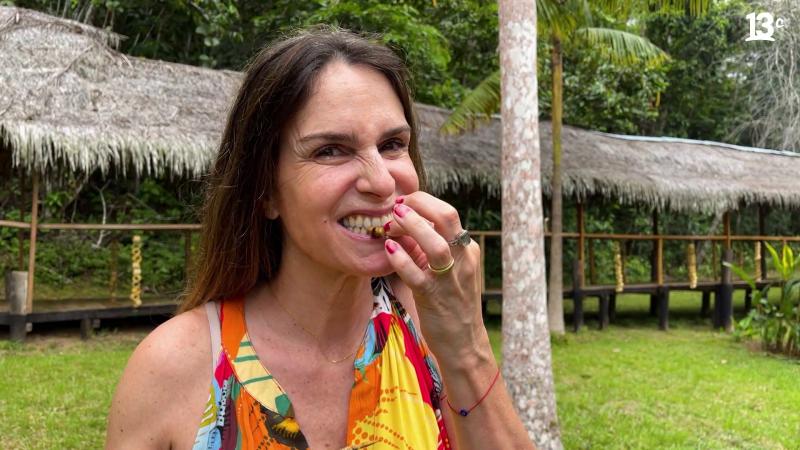 María Gracia Subercaseaux recorre el Amazonas peruano. Créditos: 13C