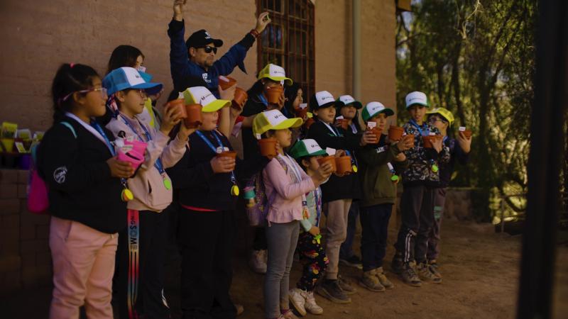 Campamento de invierno en San Pedro de Atacama. Créditos: 13C