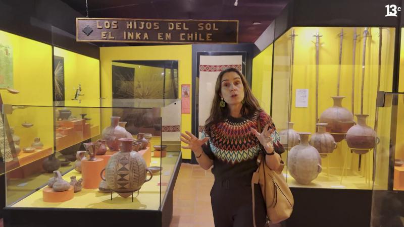 María Gracia Subercaseaux en el Museo de Colchagua. Créditos: 13C