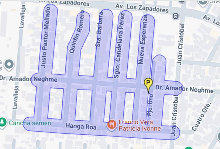 Corte de agua en Recoleta - Aguas Andinas