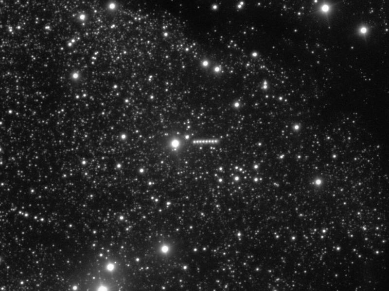 Objeto 3I/ATLAS. Créditos: ESO Hainaut.