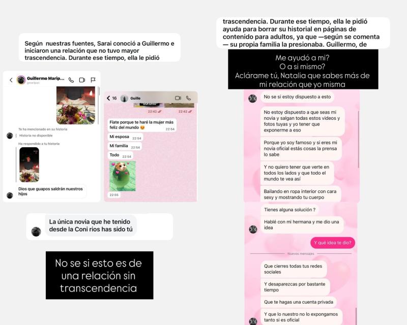 Saray Mercado Zamora expone a Guillermo Maripán | Instagram