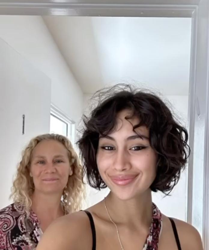 Viviana Rodríguez y Aghata.