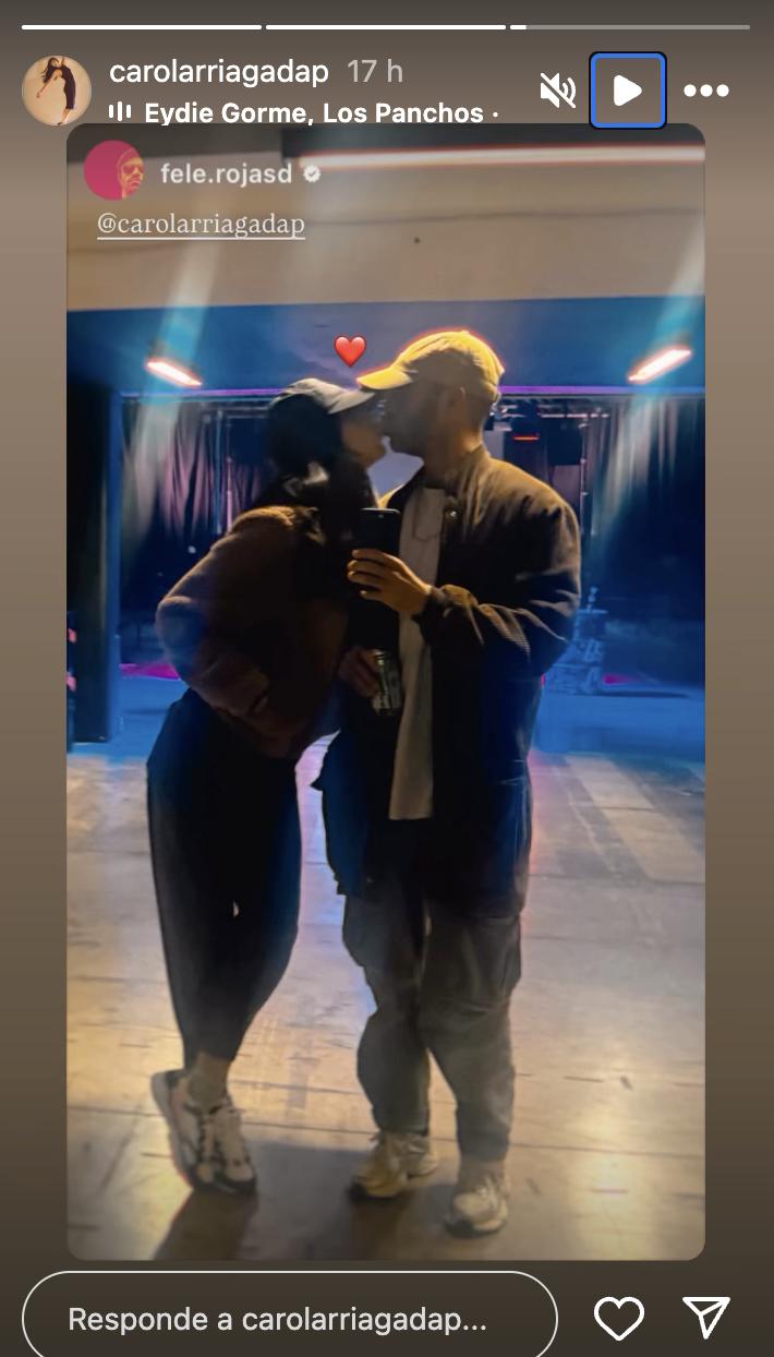 Felipe Rojas y su nueva pareja.