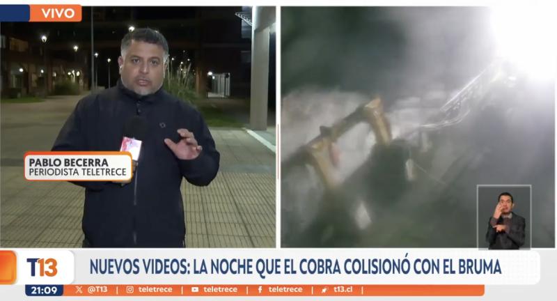 Nuevos antecedentes del choque entre el Barco Cobra a la Lancha Bruma.