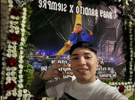 Jairo Vera en el funeral de Baby Bandito - Captura