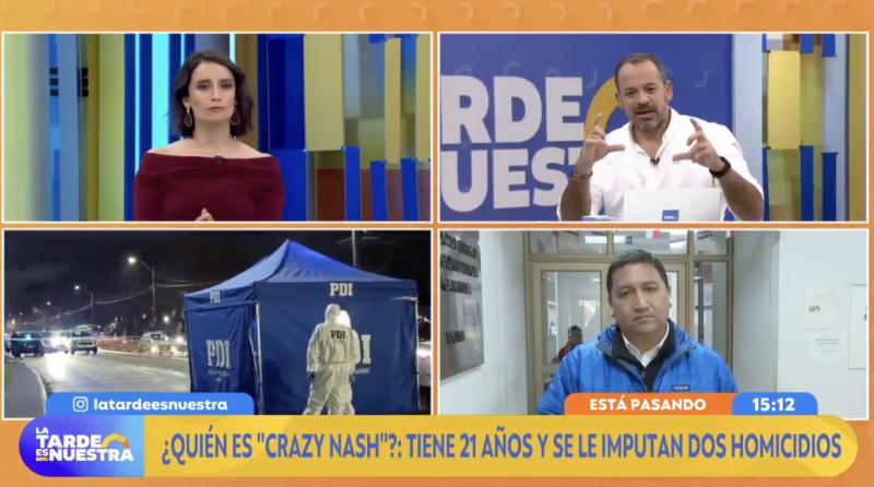 La frialdad de Crazy Nach, presunto asesino de la madre de San Pedro de la Paz.