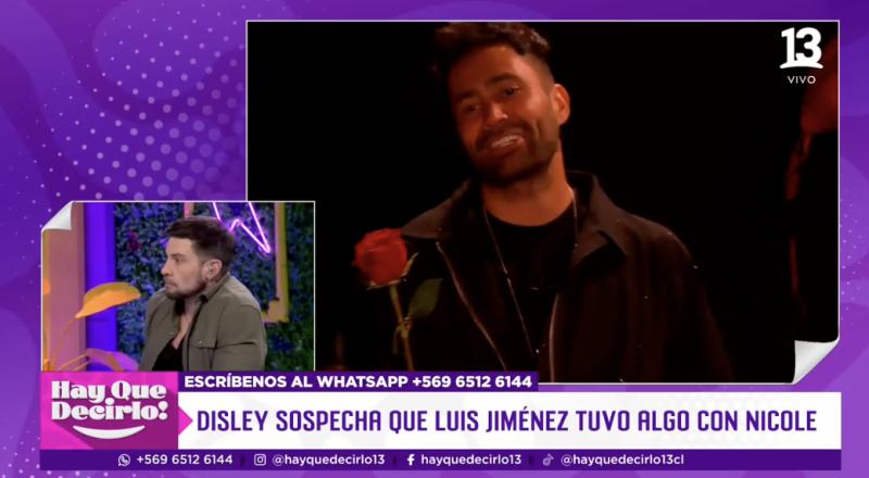 Luis Mateucci se refiere a Disley Ramos.