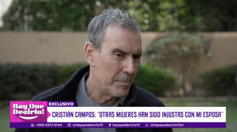 Cristián Campos rompe el silencio en ¡Hay que decirlo!