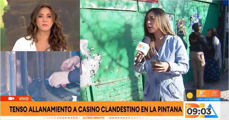 Periodista de Tu Día vive tenso momento tras operativo en La Pintana