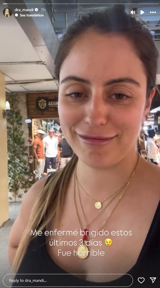 Mandi Martínez | Captura Instagra