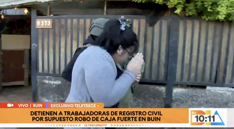 Funcionarias de registro civil en Buin roban más de 20 millones.