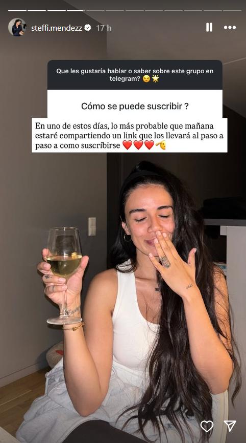 Steffi Méndez cuenta detalles de su nuevo proyecto - Instagram