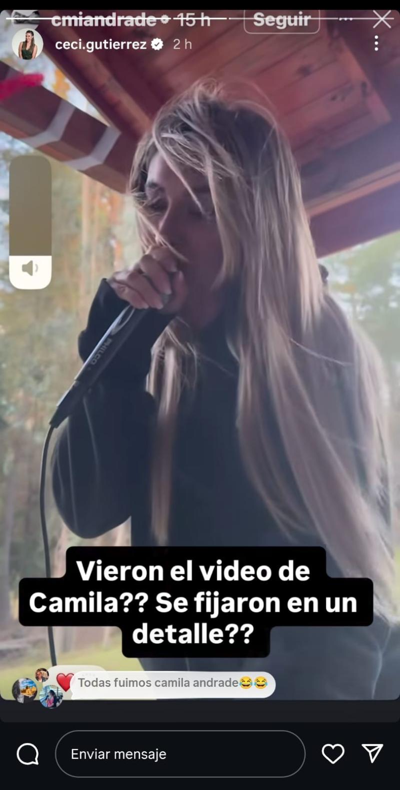 Camila Andrade - Instagram Cecilia Gutiérrez