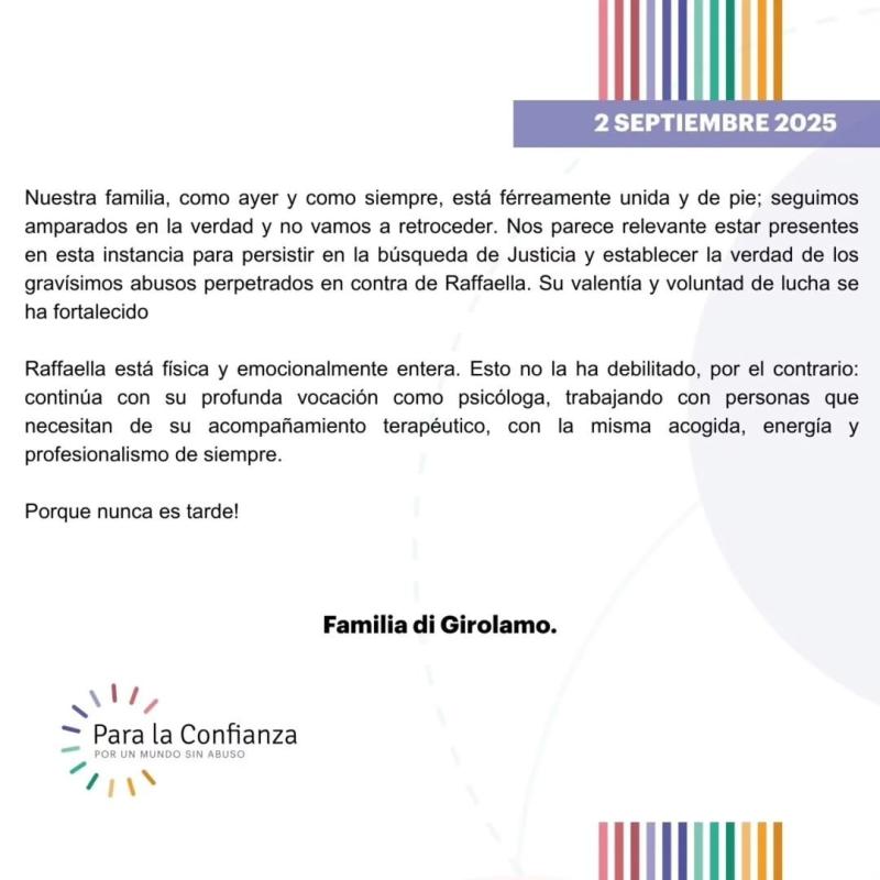 DECLARACIÓN PÚBLICA- FAMILIA DI GIROLAMO PARTE 1