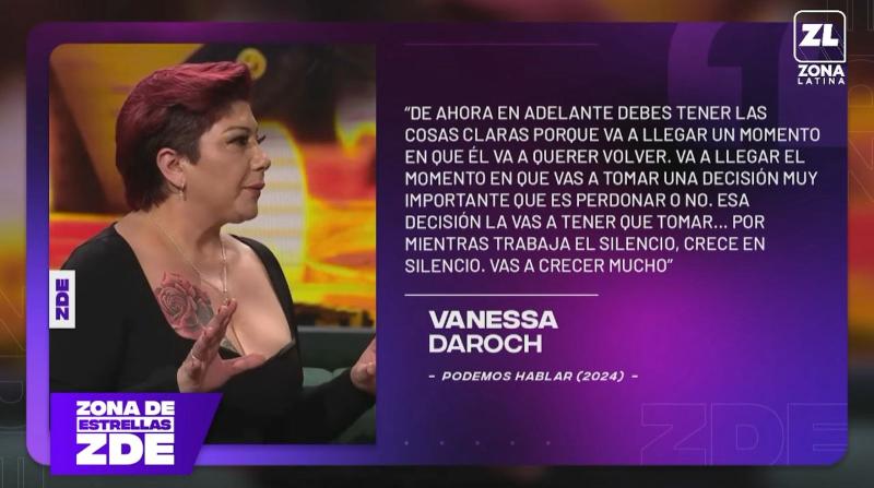 Vanessa Daroch y su predicción a Camila Andrade | Captura Zona de Estrellas