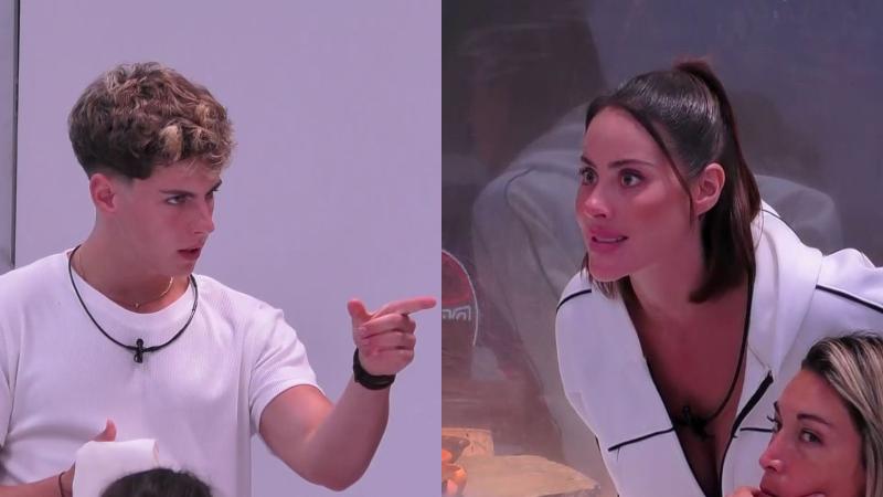 Diego Venegas e Ignacia Michelson discuten