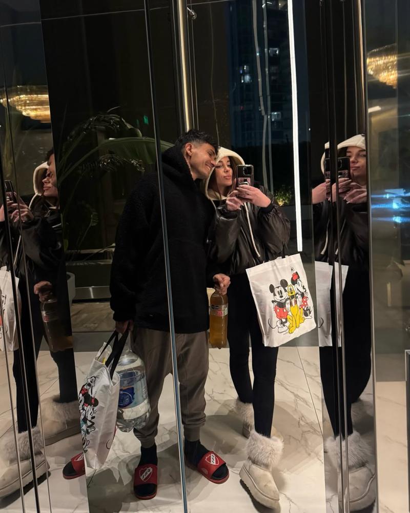 Cata Vallejos junto a Pablo Galdames - Instagram