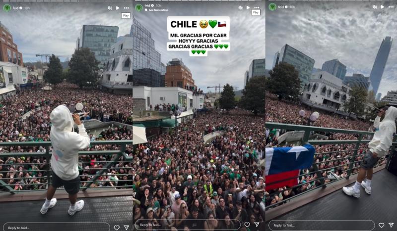 Fein en Chile | CAPTURA INSTAGRAM