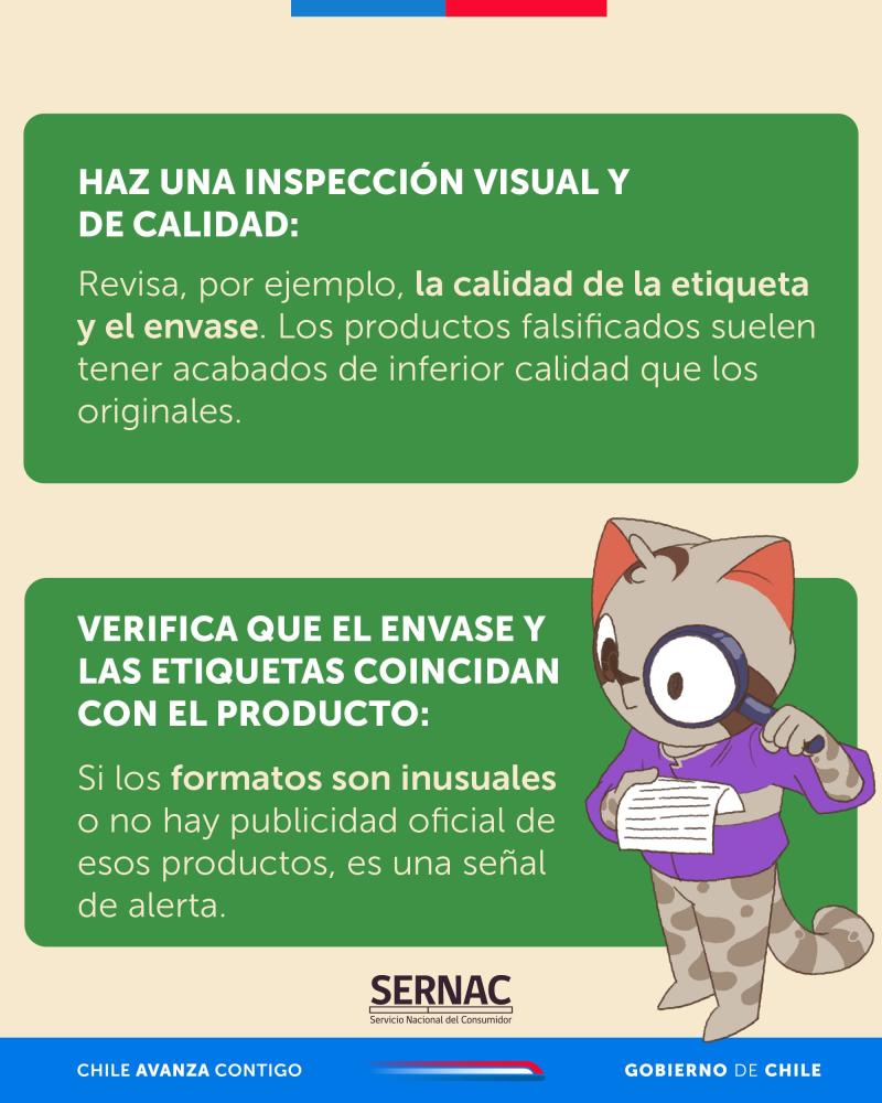 ¿Cómo reconocer un producto falso? - Sernac