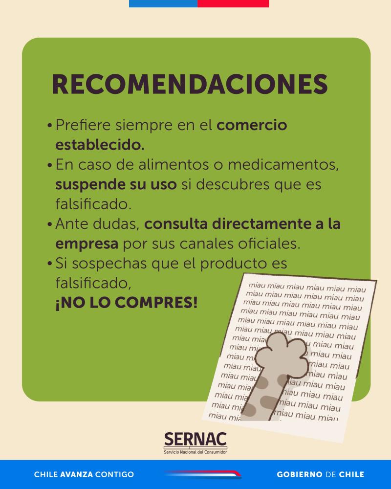 Recomendaciones - Sernac