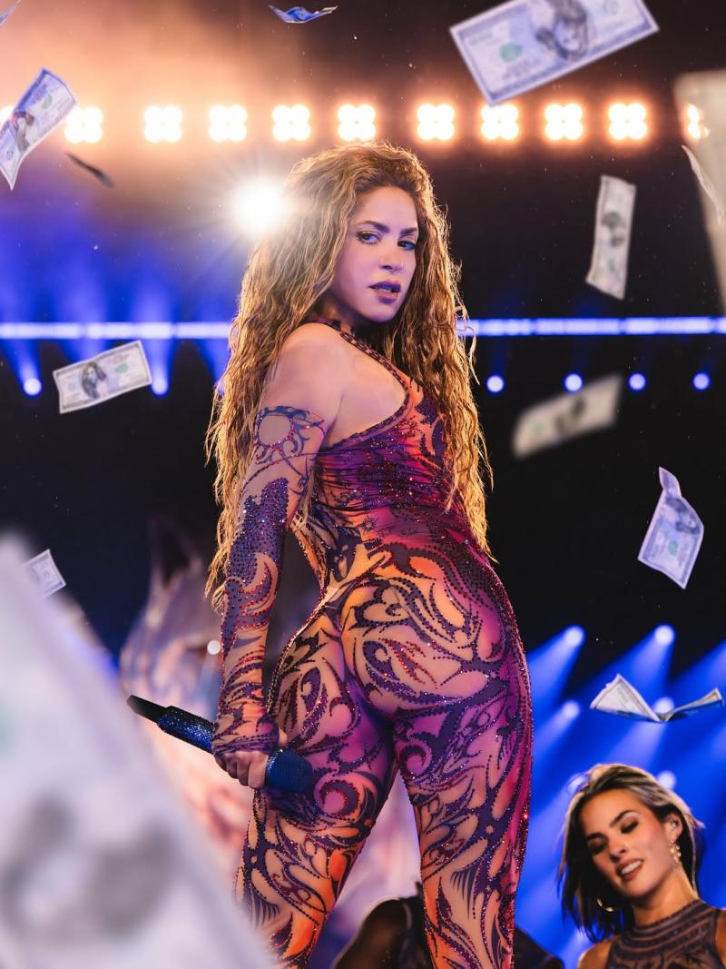 Shakira durante show en México - Instagram