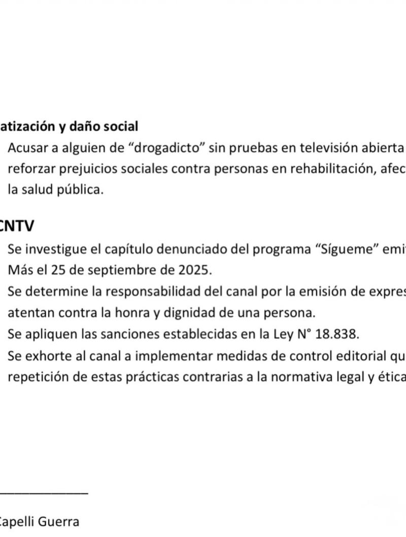 Madre de Cony Capelli en Instagram.
