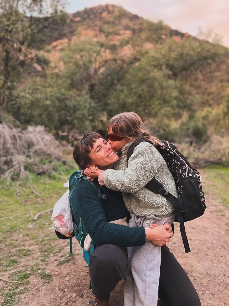 María Gracia Omegna junto a su hija - Instagram