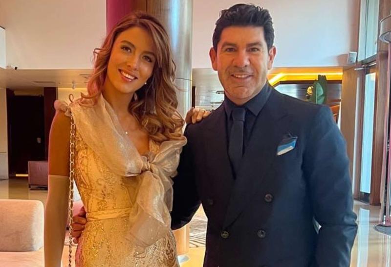 Marcelo Salas y María José Soler