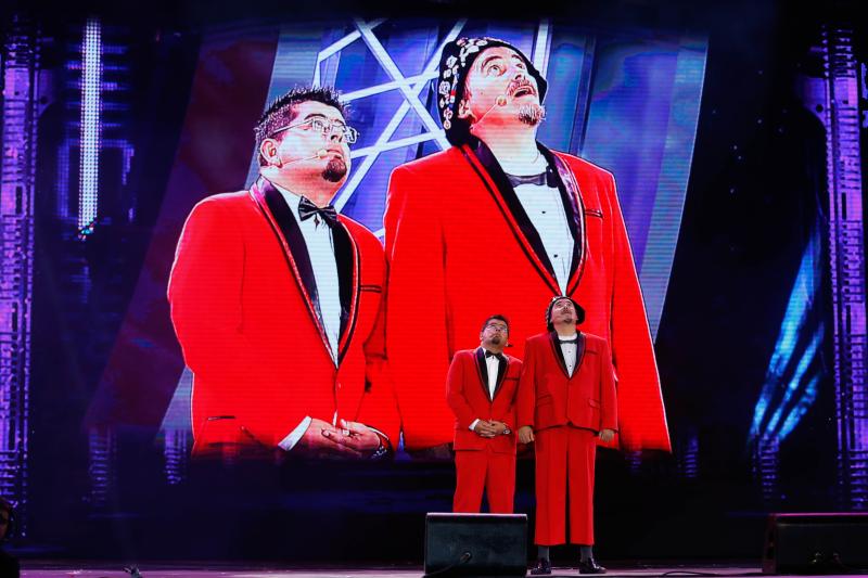 Paul Vásquez y Mauricio Medina, Dinamita Show Festival de Viña 2015 |Agencia Uno