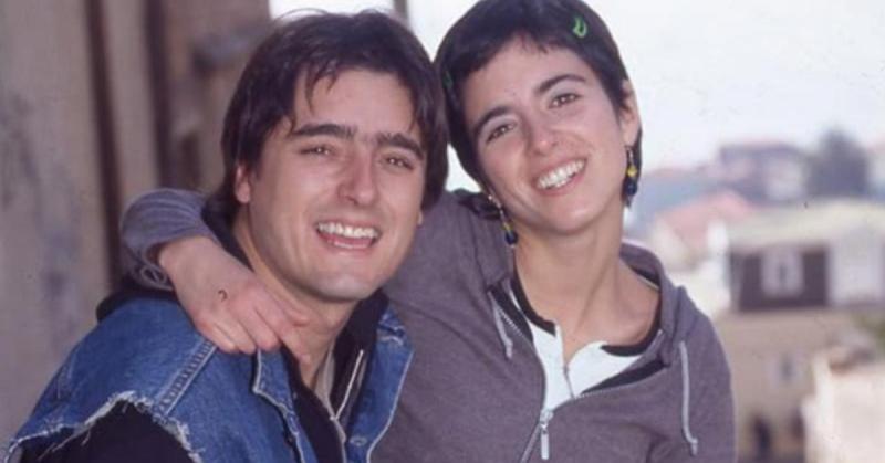 Paz Bascuñán y Jorge Zabaleta en Cerro Alegre, 1999