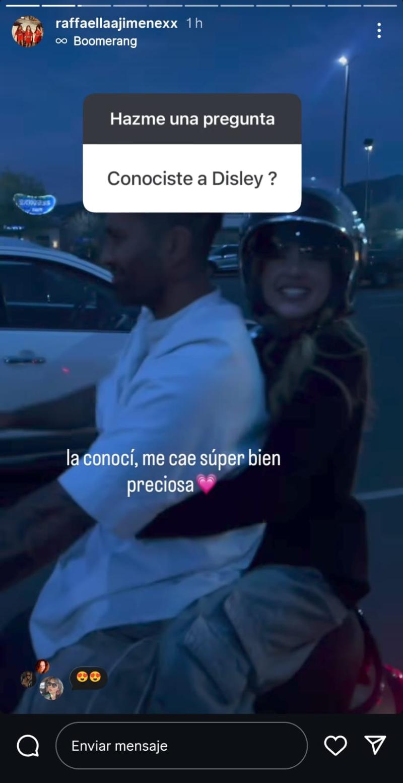 Historia de Raffaella, hija de Luis Jiménez - Instagram