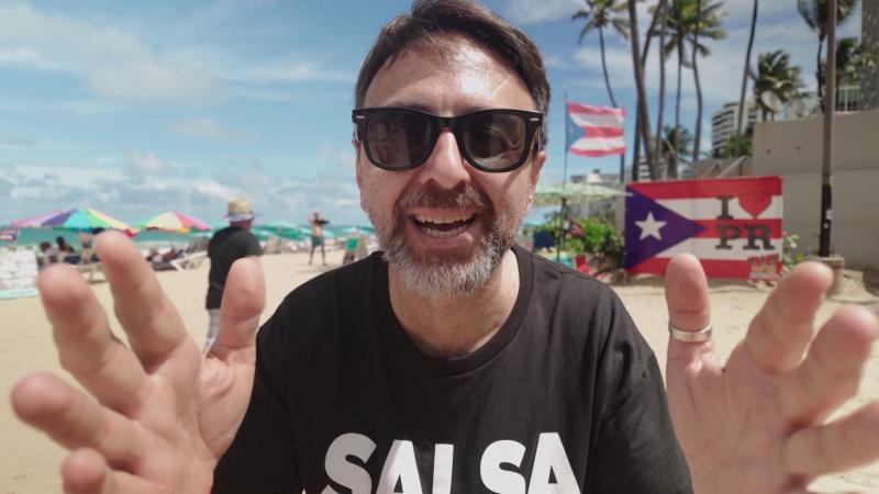 Marcelo Kiwi, conductor de Siempre hay un chileno en Puerto Rico. Créditos: Canal 13